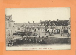 CPA - Nanteuil Le Haudouin  - Place De L'Hôtel De Ville - Nanteuil-le-Haudouin