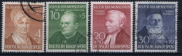 Bundespost: Mi 156 - 159  Obl./Gestempelt/used    1952 - Used Stamps