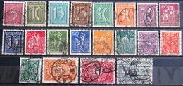 ALLEMAGNE Empire                  MICHEL  N° 177/196 (179**)   Filigrane B                      OBLITERE - Used Stamps