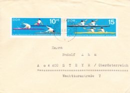 1966, DDR, "VII. Weltmeisterschaften Im Kanusport, Berlin 1966" - Sobres Privados - Usados
