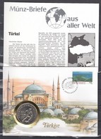 Muntbrief Van Turkiye Met Stempel Dunya Cevre Gunu Ankara 05/06/1994 - Covers & Documents