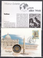 Muntbrief Van Vatikan Met Stempel Natalis Christi Natalis Vitae 25/12/1983 - Brieven En Documenten