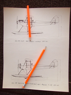 STAMPA CON DISEGNO CAPRONI CA 100 IDROVOLANTE E ANFIBIO - Other Plans