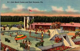 Florida Sarasota Lido Beach Casino And Pool Curteich - Sarasota