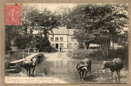CPA - BLEVY (28) - Aspect Du Gué-abreuvoir Du Moulin Sur La Rivière Blaise En 1908 - Blévy