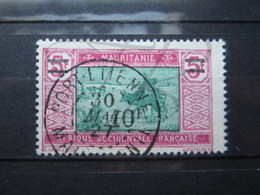 VEND BEAU TIMBRE DE MAURITANIE N° 55 , OBLITERATION " PORT-ETIENNE " !!! - Usati