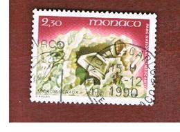 MONACO   -  SG 1988   - 1990 MINERALS: ALBITE  -   USED - Used Stamps