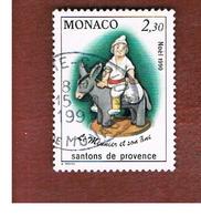 MONACO   -  SG 2004   - 1990 CHRISTMAS: MILLER ON DONKEY  -   USED - Gebruikt