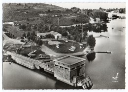 CPSM   87     BARRAGE DE VASSIVIERE     -   VUE AERIENNE - Saint Sulpice Les Feuilles