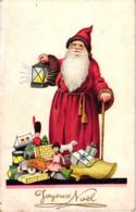 PERE NOEL ,LANTERNE ,JOUETS    REF 59787A - Santa Claus