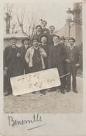 BENERVILLE  - Un Groupe D'hommes Qui Pose     ( Carte Photo ) - Sonstige & Ohne Zuordnung