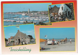 Terschelling: Vuurtoren 'Brandaris', 'Snack IJs' Paard En Wagen - (Holland) - Terschelling