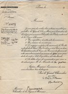 VP14.877 - MILITARIA - PARIS 1923 - Lettre De La Grande Chancellerie De La Légion D'Honneur à M. FROUSSARD Médecin - Documenten