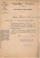 VP14.878 - MILITARIA - PARIS 1923 - Lettre Du Ministère De La Guerre à M. FROUSSARD ...Chevalier De La Légion D'Honneur - Documentos