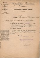 VP14.878 - MILITARIA - PARIS 1923 - Lettre Du Ministère De La Guerre à M. FROUSSARD ...Chevalier De La Légion D'Honneur - Dokumente