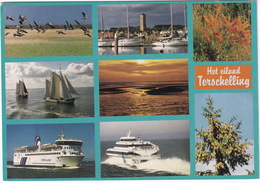 Het Eiland Terschelling: O.a.  2x Veerboot / FERRY 'Koegelwieck' & 'Friesland' - Vuurtoren / Phare  - (Holland) - Terschelling