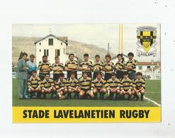 RUGBY A XV  STADE LAVELANETIEN RUGBY  SAISON 1984. 1985 - Rugby