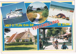 Het Is Fijn Om Op Terschelling Te Zijn: O.a. Fiets, Veerboot/FERRY  'Friesland' - Vuurtoren/Phare, Strand - (Holland) - Terschelling