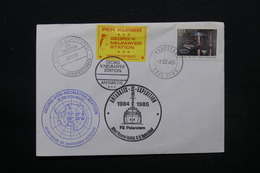 AFRIQUE DU SUD - Enveloppe Expédition Polaire En 1985 , Voir Cachets Et Vignette - L 28210 - Cartas & Documentos