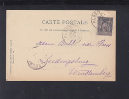 CP Alger 1898 Pour L'Allemagne - Autres & Non Classés