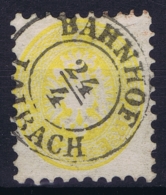 Austria: Mi 30b Cancel  Laibach Bahnhof Signed/ Signé/signiert/ Approvato - Used Stamps