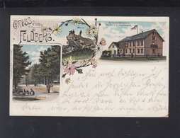 Dt. Reich Litho-AK Gruss Vom Feldberg Fuchstanz - Bad Homburg