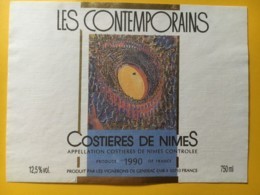 9075 - Les Contemporains 1990 Costières De Nimes - Art