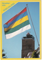 Groeten Van Terschelling -  Zeevlag / Gemeentevlag, Vuurtoren "Brandaris' - (Holland) - Terschelling