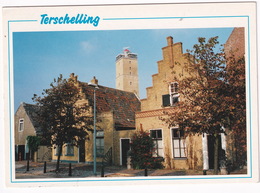 Terschelling - Trapgevels, Oude Huisjes, Vuurtoren 'Brandaris' -  (Holland) - Terschelling