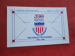National Postcard Week May 5-11  1991  - Pennsylvania > Harrisburg    Bicentennial   Ref 3316 - Harrisburg