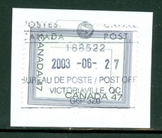 Oblitération Victoriaville. - Timbre-photo Usagé / Used Picture Stamp - Timbre Personnalisé / Personalized Stamp (4179) - Other & Unclassified