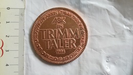 1984 AOK TRIMM TALER BREMEN GERMANY COIN MEDAL TOKEN THALER REIPUB BREMENSIS Moneta NOVA Munze Health Insurance - Autres & Non Classés