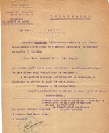 VP14.893 - MILITARIA - CHAUMONT 1916 - Ordre Au Médecin FROUSSARD à L'Hôpital De BACCARAT Affecté à LIMOGES - Dokumente