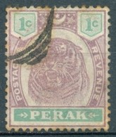 Perak - 1895/1899 - Yt 18 - Tigre - Oblitéré - Perak