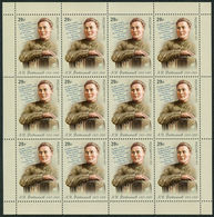 Russia 2019 Sheet 100th Anni Birth Art Literature Music Instrument Aleksey Fatyanov Poet Famous People Writer Stamps MNH - Hojas Completas