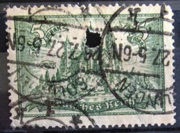 ALLEMAGNE Empire                  N° 358  Troué                    OBLITERE - Used Stamps