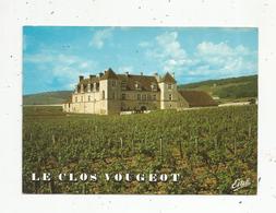 Cp ,  Vignes , Vin, 21 , VOUGEOT ,  Le Clos Vougeot , écrite - Vignes