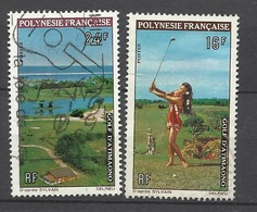 Polynésie  Poste N°   94  Et 95 Golf  Oblitérés B/TB  ..    - Golf
