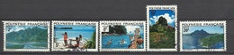 Polynésie  Poste N°   97  à  100 Et 102  Paysages Oblitérés  B/TB  ..    - Gebruikt
