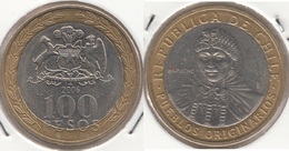 Cile 100 Pesos 2006 Bimetallic KM#236 - Used - Chile