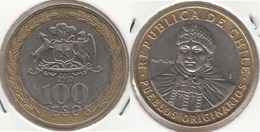 Cile 100 Pesos 2010 Bimetallic KM#236 - Used - Chile