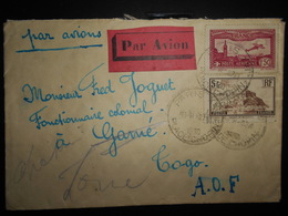 France Poste Aerienne , Lettre De Paris 1930 Pour Togo - 1927-1959 Covers & Documents
