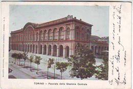 TORINO . TURIN . FACCIATA DELLA STAZIONE CENTRALE  . N: 9 - Stazione Porta Nuova