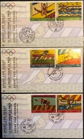 Nations Unies FDC - Premier Jour - Lot De 3 FDC - Thématique Sports JO - 2008 - Collections, Lots & Séries