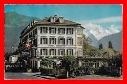 CPSM/gf UNTERSEEN (Suisse)  Hôtel Helvetia Mit Jungfrau. Fam. W. Vögtli-Stöckli...*369 - Unterseen