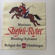 6297 - Murianer Stiefeli-Ryter Riesling Sylvaner Vignes Des Citoyens Cheval Monté à L'envers - Umorismo