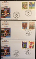 Nations Unies FDC - Premier Jour - Lot De 3 FDC - Thématique Sensibilisation De L’autisme - 2012 - Collections, Lots & Series