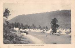 Pontarlier     25    L'Infanterie Au Camp Des Pareuses    (Voir Scan) - Pontarlier