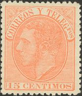 *210. 1882. 15 Cts Naranja. Excelente Centraje. MAGNIFICO. - Other & Unclassified