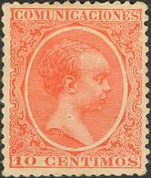 *218. 1889. 10 Cts Bermellón. Excelente Centraje. MAGNIFICO. - Other & Unclassified